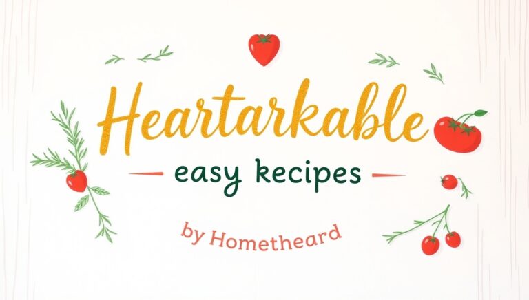 heartarkable easy recipes by homehearted