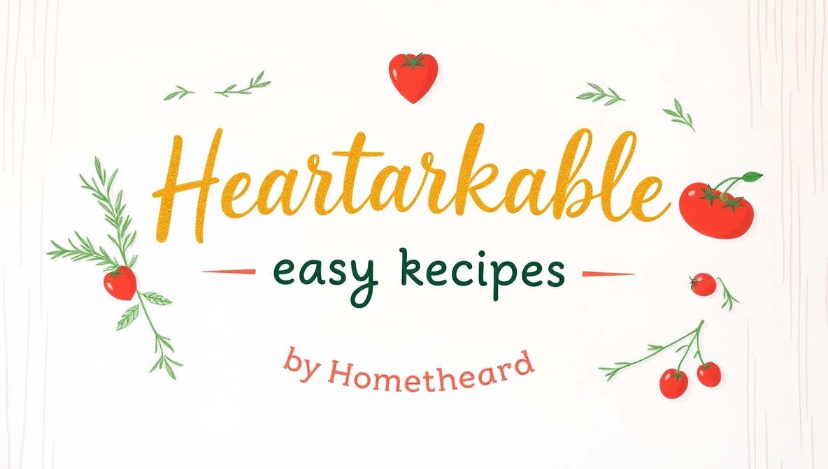 heartarkable easy recipes by homehearted