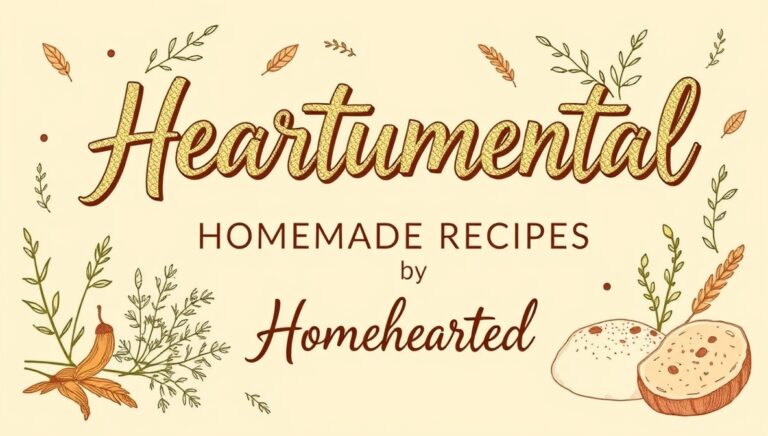heartumental homemade recipes by homehearted