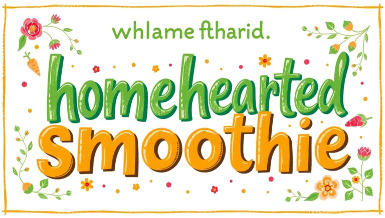 lush carrot clover coconut smoothie homehearted