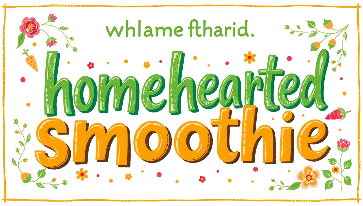 lush carrot clover coconut smoothie homehearted