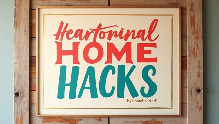 heartomenal home hacks by homehearted