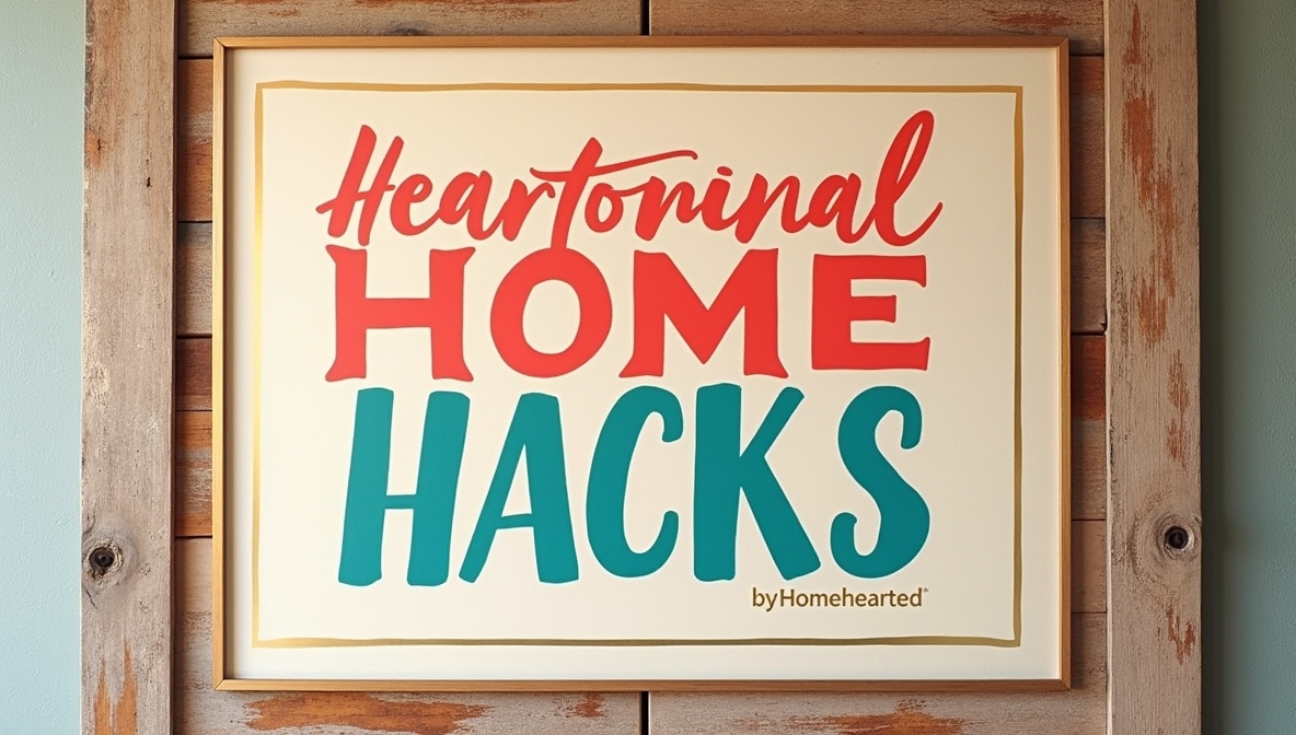 heartomenal home hacks by homehearted
