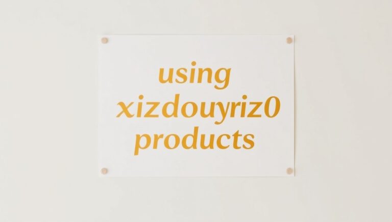 using xizdouyriz0 products